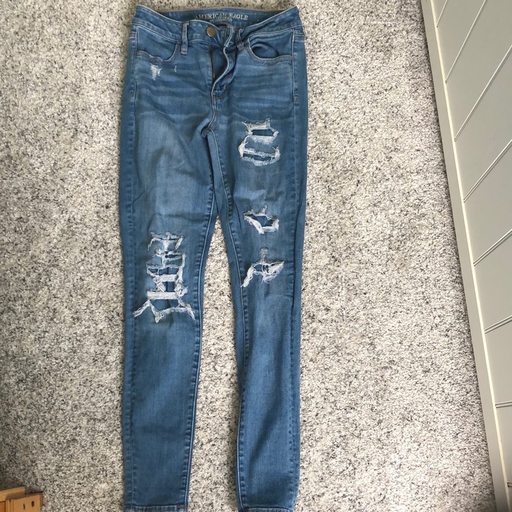 American Eagle outfitters super stretch jeans